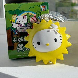 Rare Hello Kitty x Tokidoki 7-11 Sunshine Kitty Keychain 2011 Hong Kong Collab